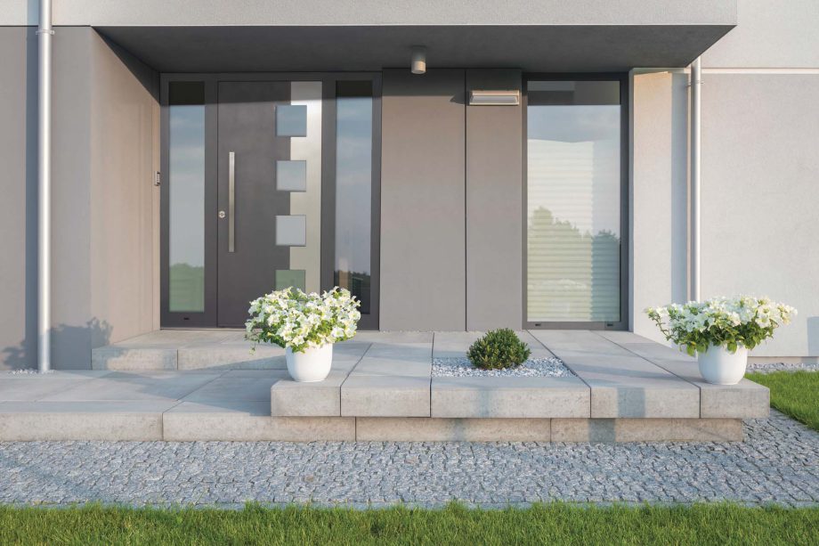 Elegante design d’ingresso in stile moderno