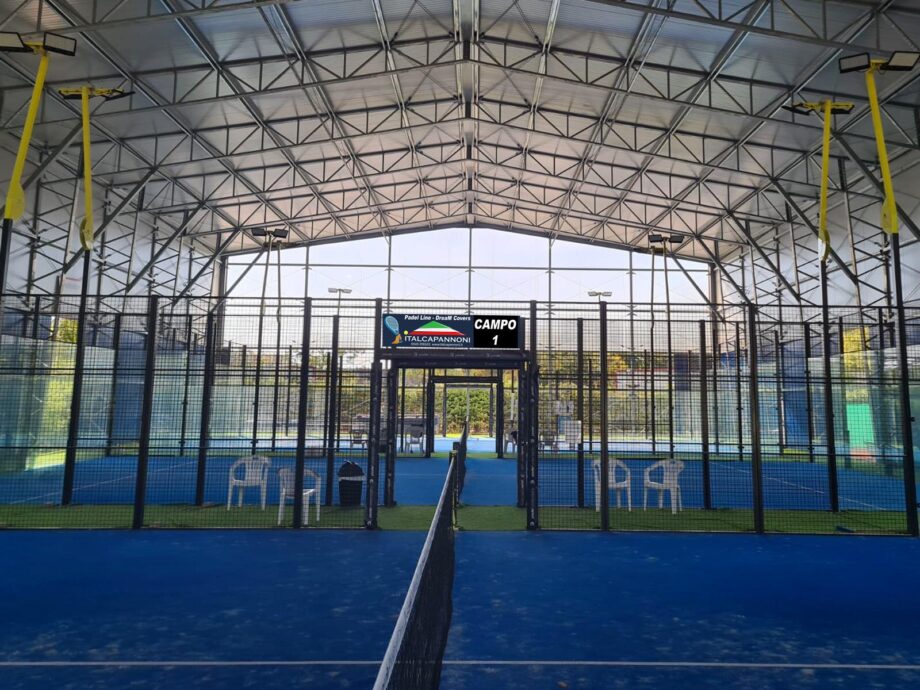 Capannone in PVC  – Campo da padel